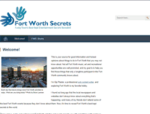 Tablet Screenshot of fortworthsecrets.com